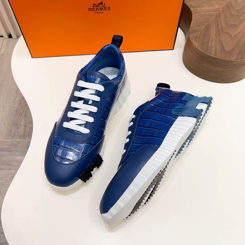 HERMES，愛馬仕 Join系列休閑運動鞋 。鞋面采用小牛皮和Epsom小牛