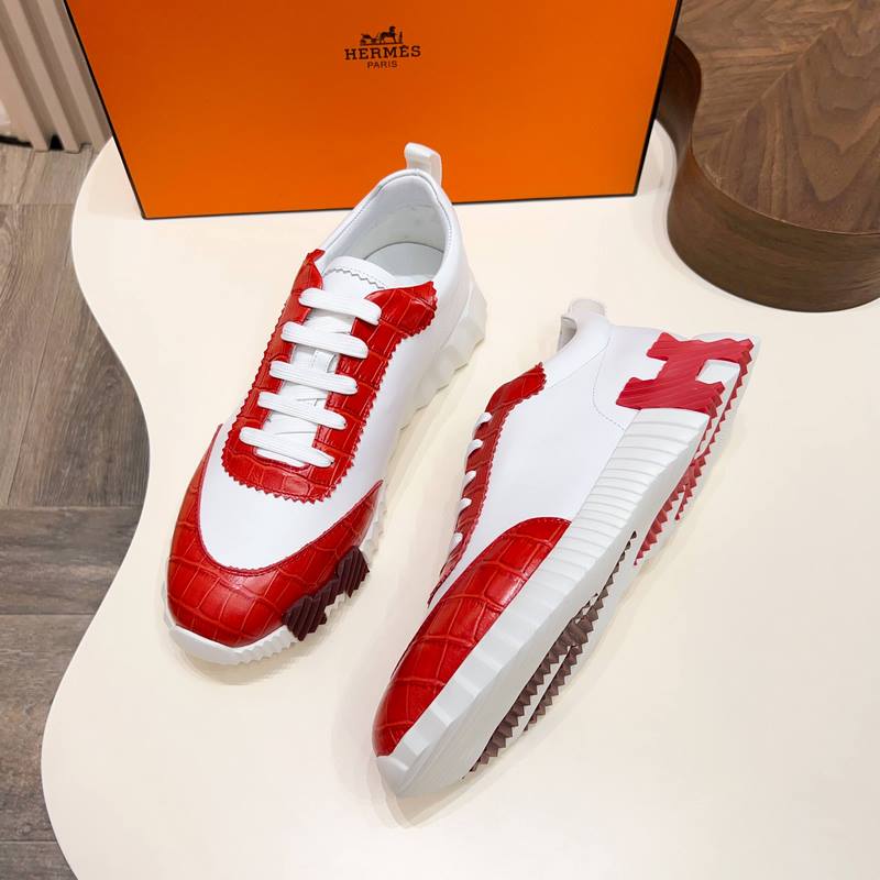 HERMES，愛馬仕 Join系列休閑運動鞋 。鞋面采用小牛皮和Epsom小牛