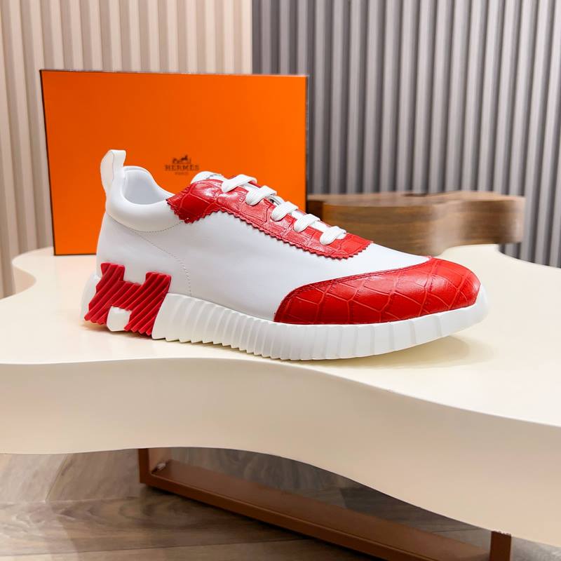 HERMES，愛馬仕 Join系列休閑運動鞋 。鞋面采用小牛皮和Epsom小牛