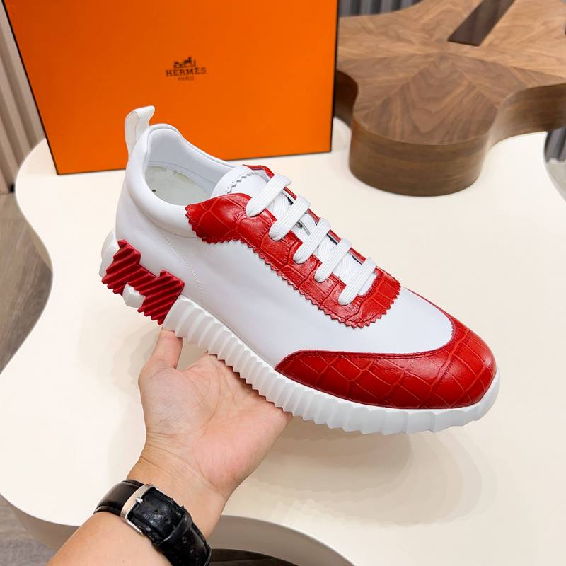 HERMES，愛馬仕 Join系列休閑運動鞋 。鞋面采用小牛皮和Epsom小牛