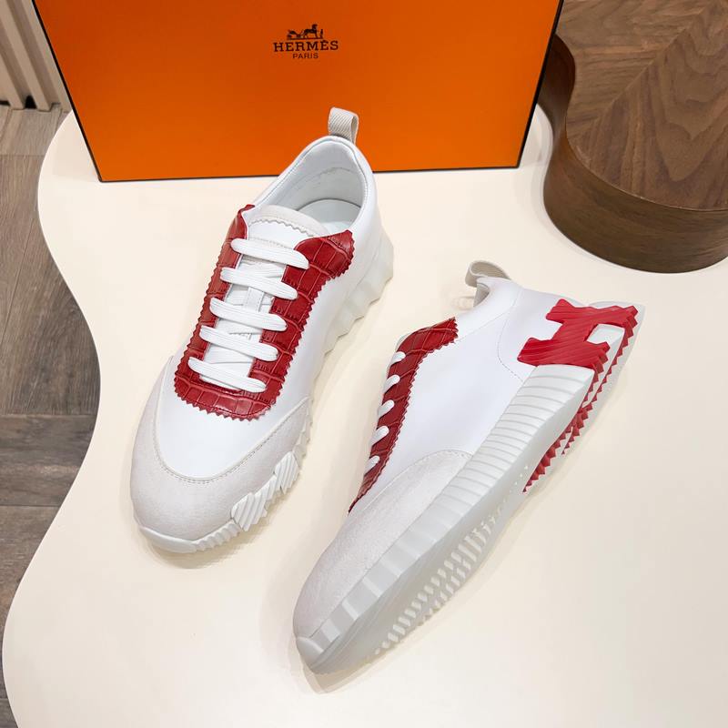 HERMES，愛馬仕 Join系列休閑運動鞋 。鞋面采用小牛皮和Epsom小牛