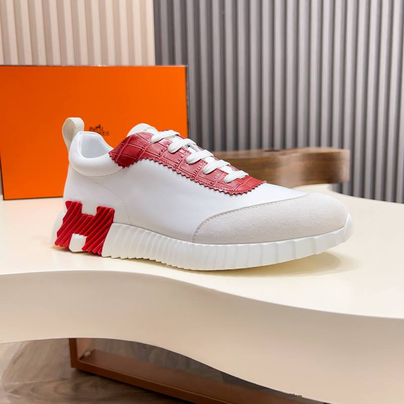 HERMES，愛馬仕 Join系列休閑運動鞋 。鞋面采用小牛皮和Epsom小牛