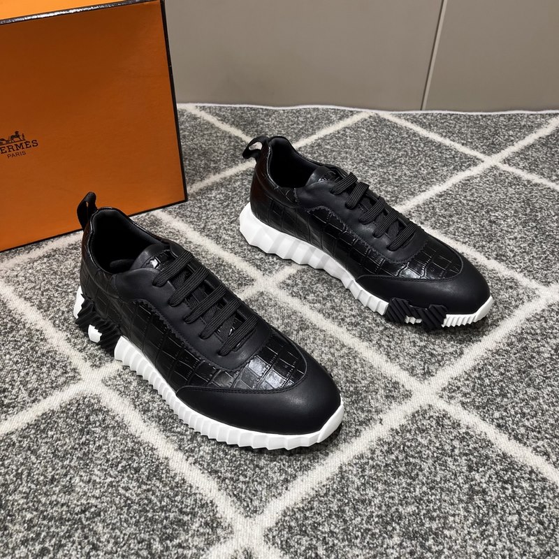 Hermes愛馬仕運動鞋，男士休閑運動鞋，鞋面牛皮拼接高端網(wǎng)布打造，進口材質(zhì)，質(zhì)