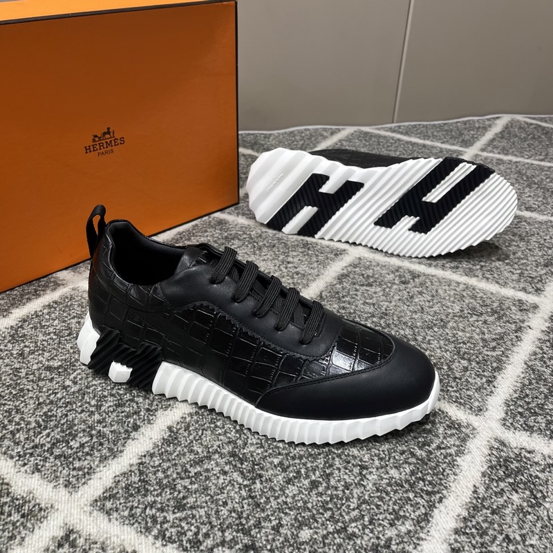 Hermes愛馬仕運動鞋，男士休閑運動鞋，鞋面牛皮拼接高端網(wǎng)布打造，進口材質(zhì)，質(zhì)