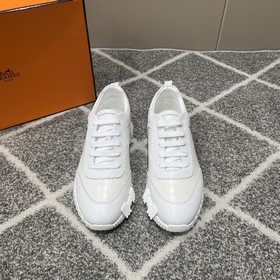 Hermes愛馬仕運動鞋，男士休閑運動鞋，鞋面牛皮拼接高端網(wǎng)布打造，進口材質(zhì)，質(zhì)