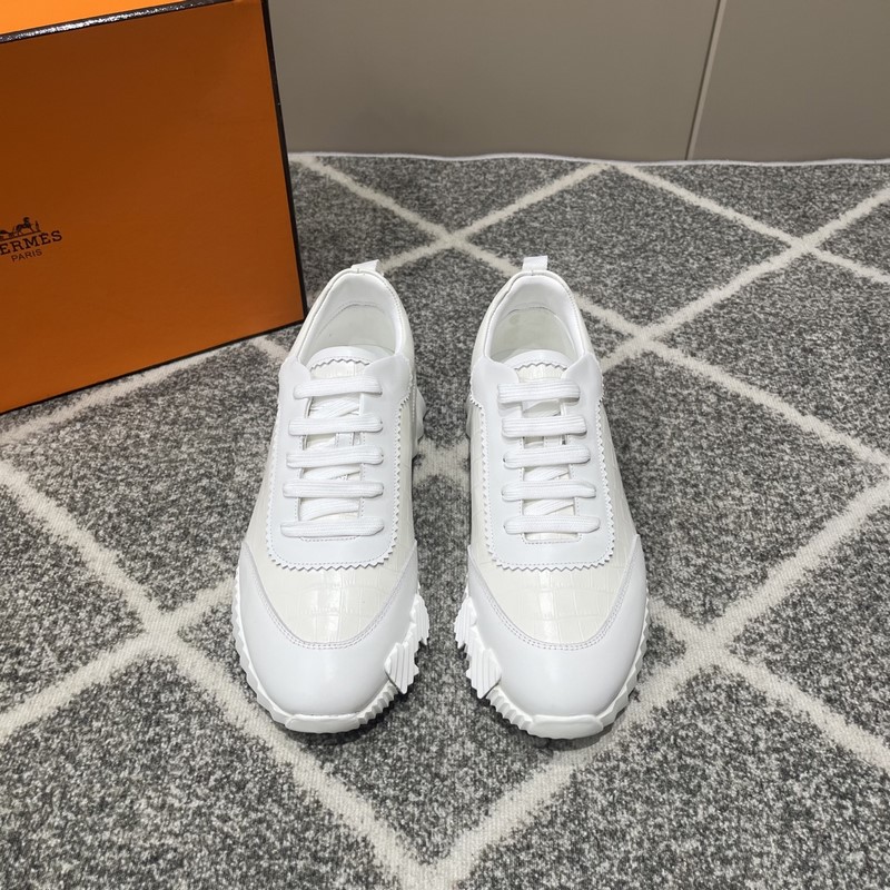 Hermes愛馬仕運動鞋，男士休閑運動鞋，鞋面牛皮拼接高端網布打造，進口材質，質