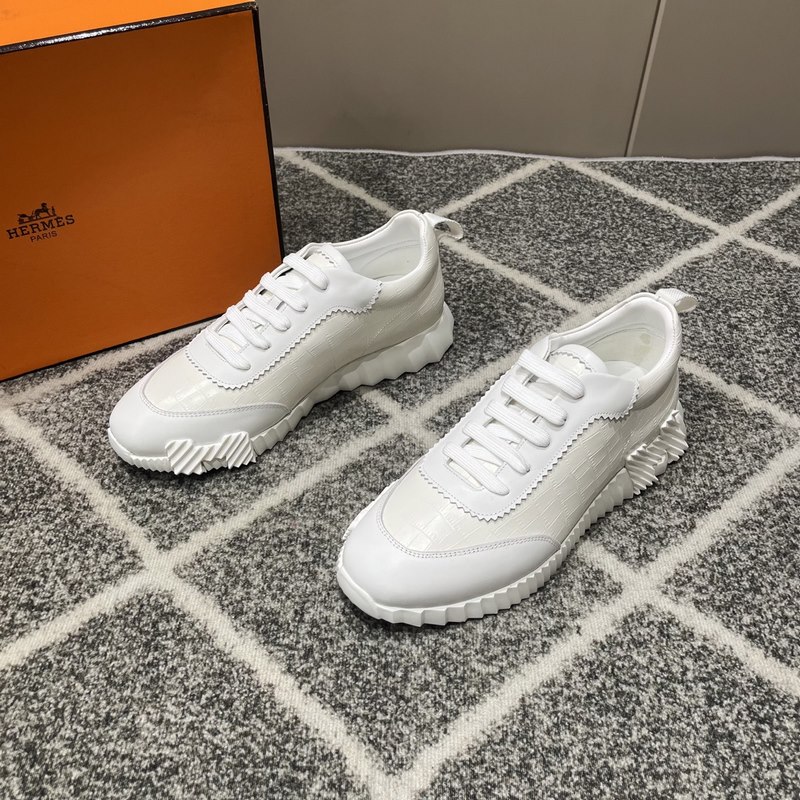 Hermes愛馬仕運動鞋，男士休閑運動鞋，鞋面牛皮拼接高端網布打造，進口材質，質