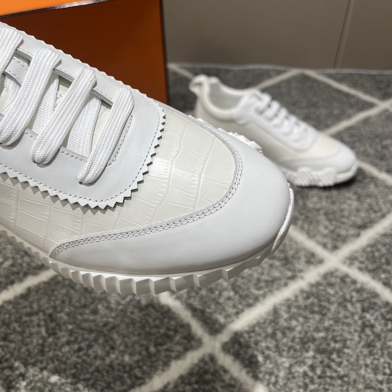 Hermes愛馬仕運動鞋，男士休閑運動鞋，鞋面牛皮拼接高端網布打造，進口材質，質