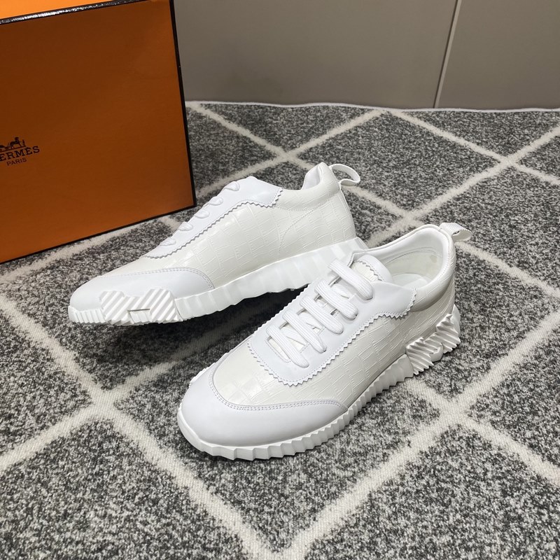 Hermes愛馬仕運動鞋，男士休閑運動鞋，鞋面牛皮拼接高端網布打造，進口材質，質
