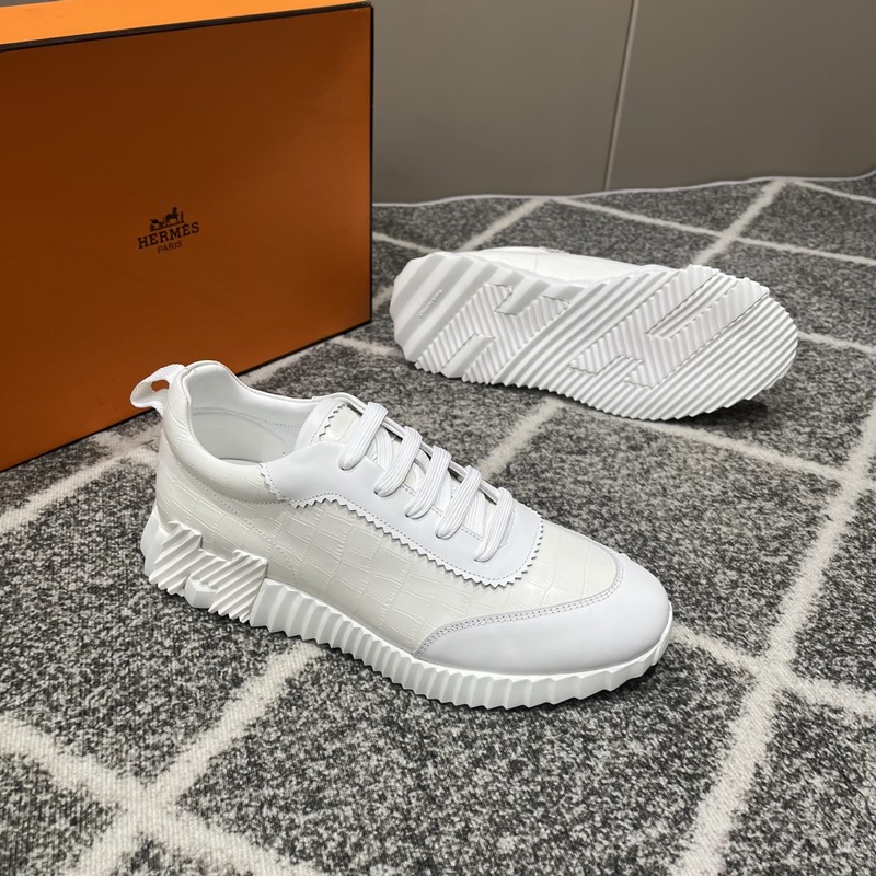 Hermes愛馬仕運動鞋，男士休閑運動鞋，鞋面牛皮拼接高端網布打造，進口材質，質