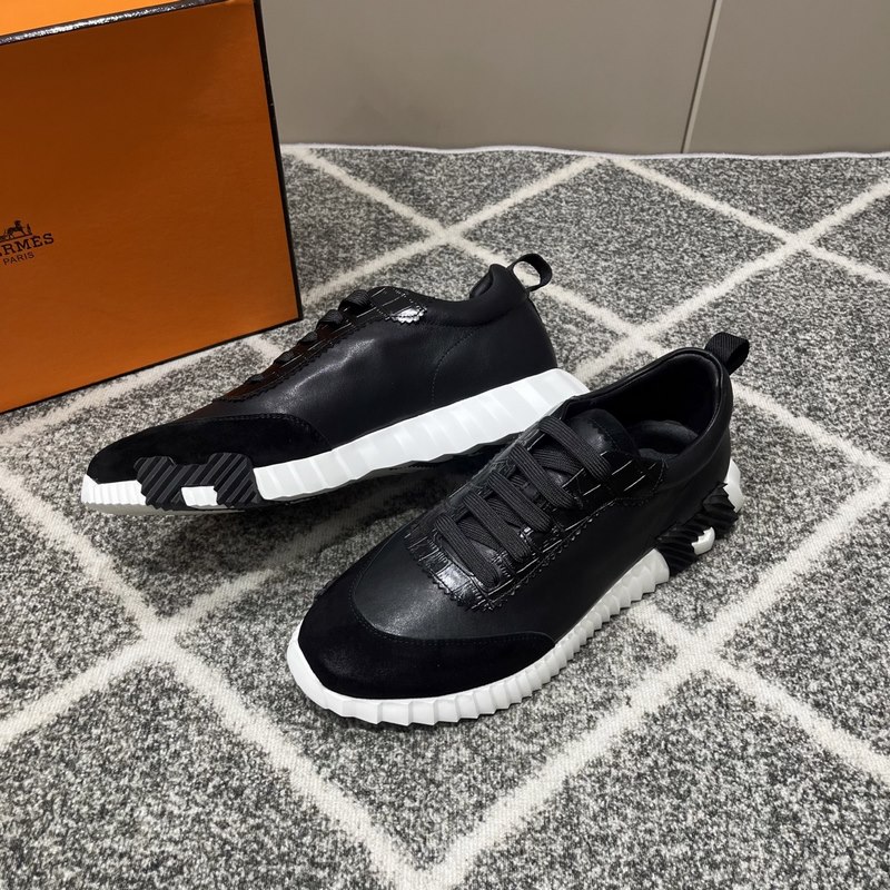 Hermes愛馬仕運動鞋，男士休閑運動鞋，鞋面牛皮拼接高端網布打造，進口材質，質