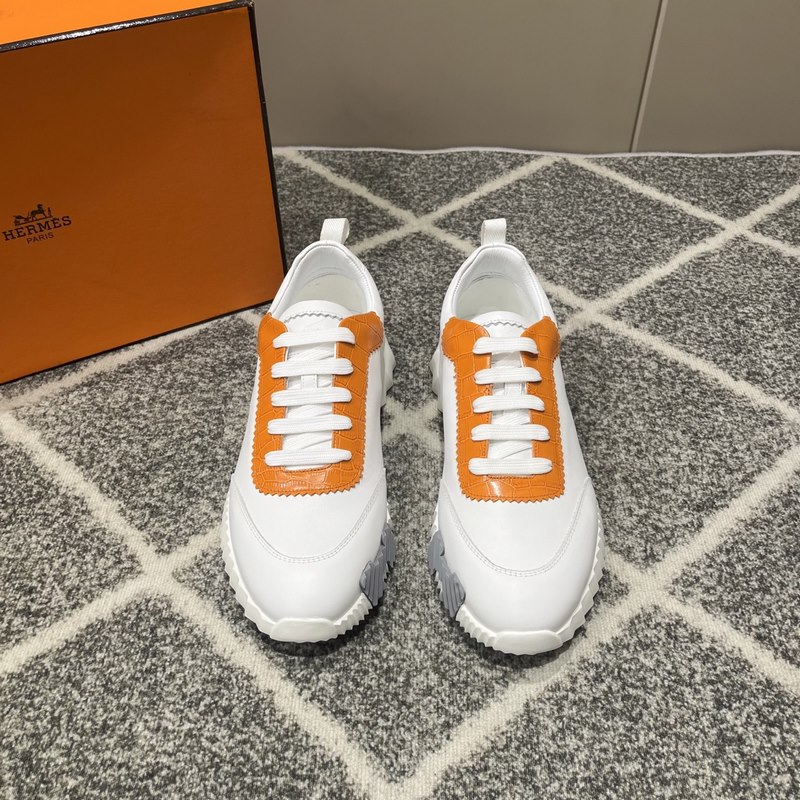 Hermes愛馬仕運動鞋，男士休閑運動鞋，鞋面牛皮拼接高端網布打造，進口材質，質