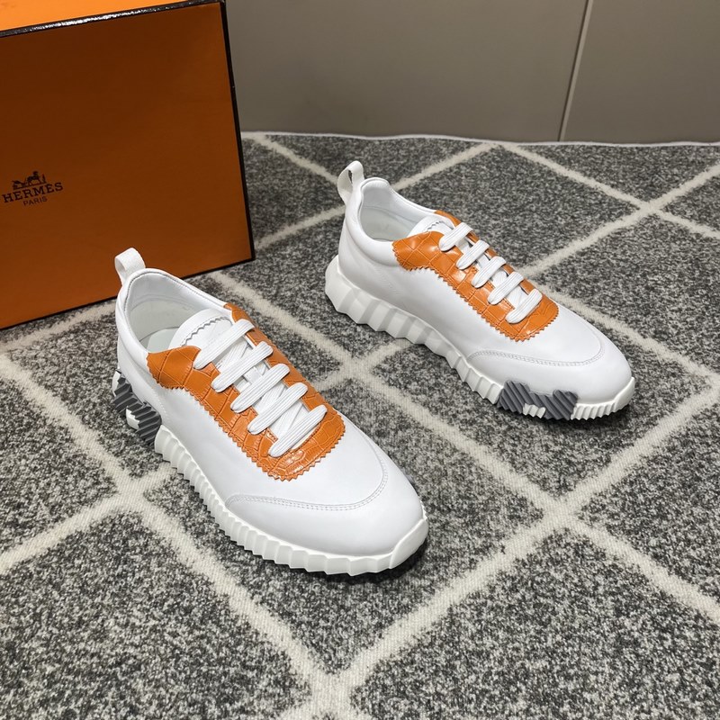 Hermes愛馬仕運動鞋，男士休閑運動鞋，鞋面牛皮拼接高端網布打造，進口材質，質