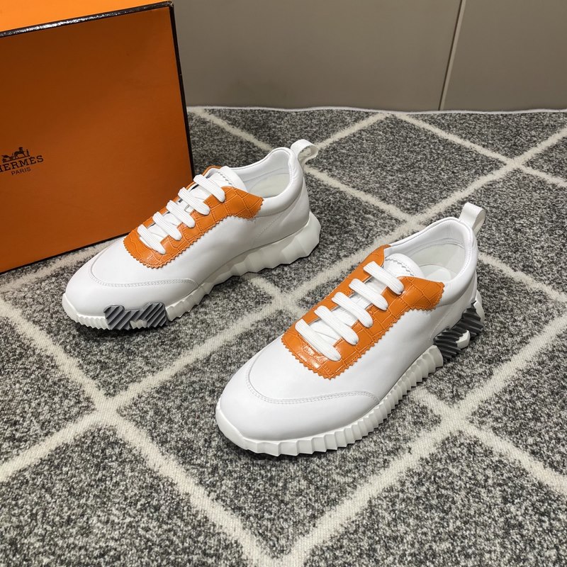 Hermes愛馬仕運動鞋，男士休閑運動鞋，鞋面牛皮拼接高端網布打造，進口材質，質