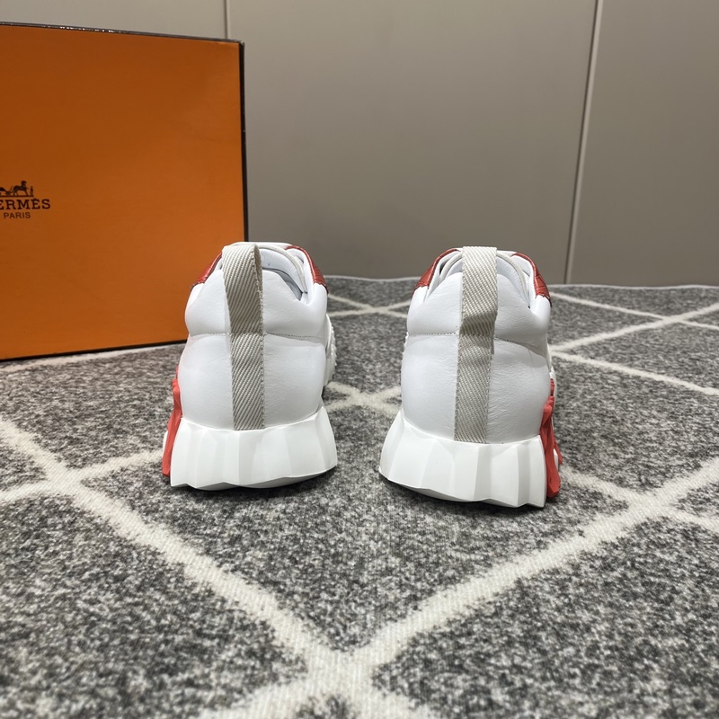 Hermes愛馬仕運動鞋，男士休閑運動鞋，鞋面牛皮拼接高端網布打造，進口材質，質