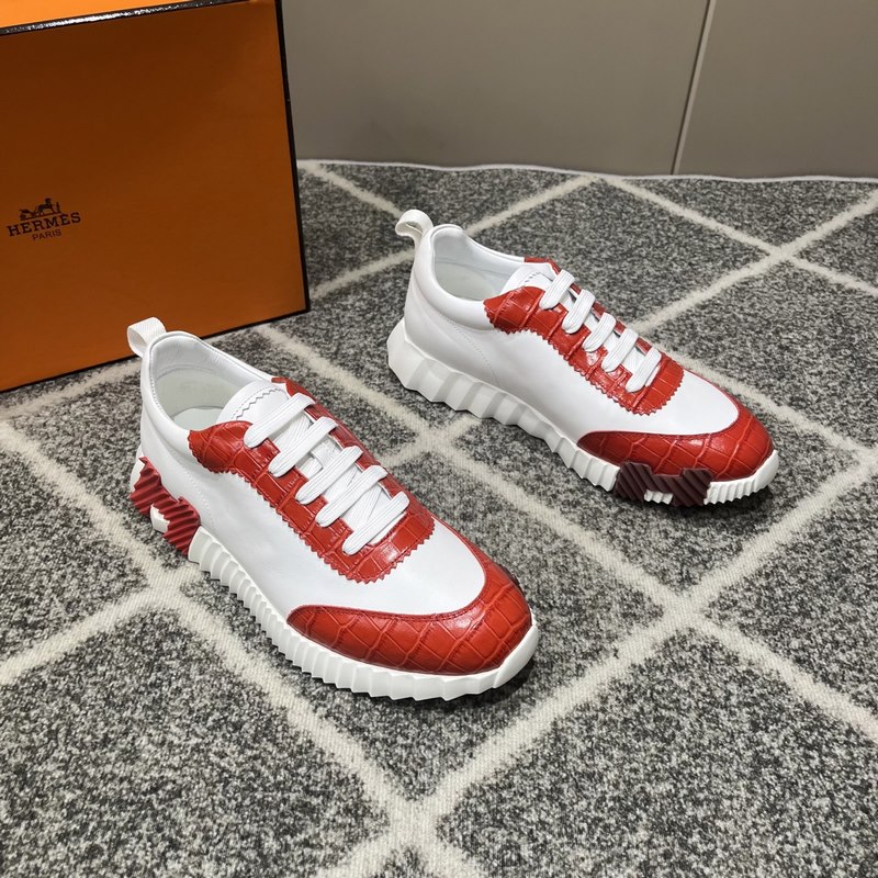 Hermes愛馬仕運動鞋，男士休閑運動鞋，鞋面牛皮拼接高端網布打造，進口材質，質