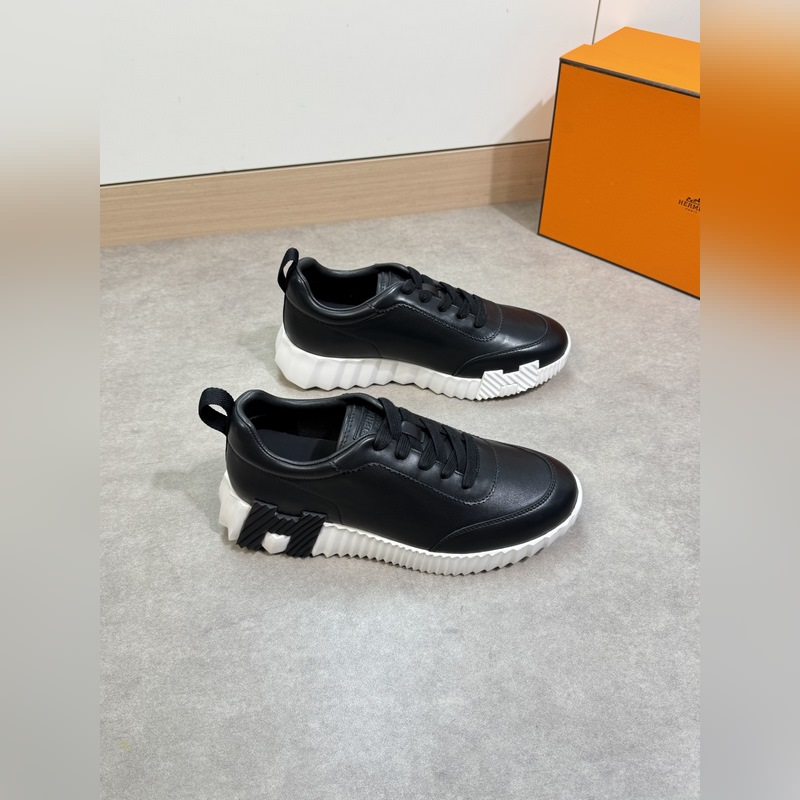 HERMES，愛馬仕 -高端品質 原單·休閑運動鞋 -鞋面： 進口全粒面小牛皮、