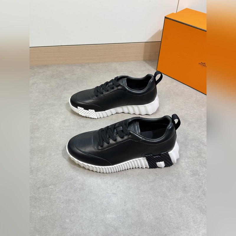 HERMES，愛馬仕 -高端品質 原單·休閑運動鞋 -鞋面： 進口全粒面小牛皮、