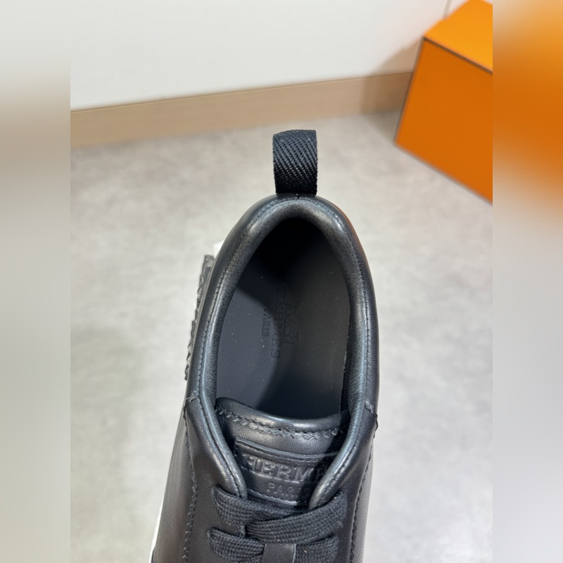 HERMES，愛馬仕 -高端品質 原單·休閑運動鞋 -鞋面： 進口全粒面小牛皮、