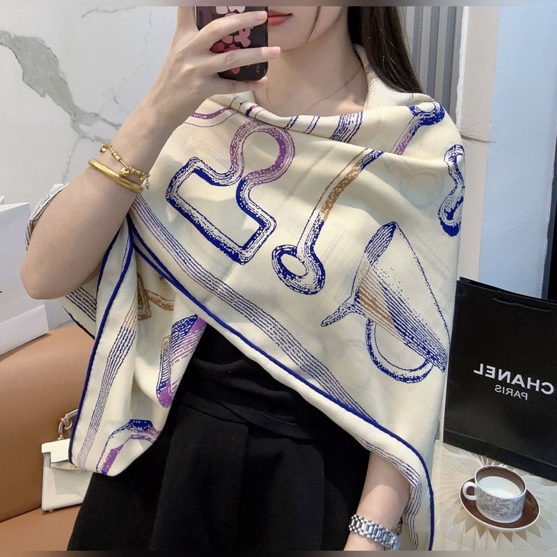 愛馬仕(Hermes) 馬具故事的詩意回顧 140披肩 [三色 上新 ] 永