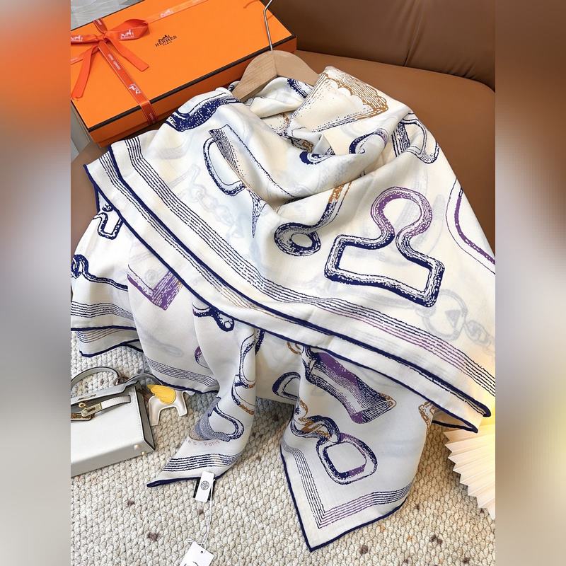 愛馬仕(Hermes) 馬具故事的詩意回顧 140披肩 [三色 上新 ] 永