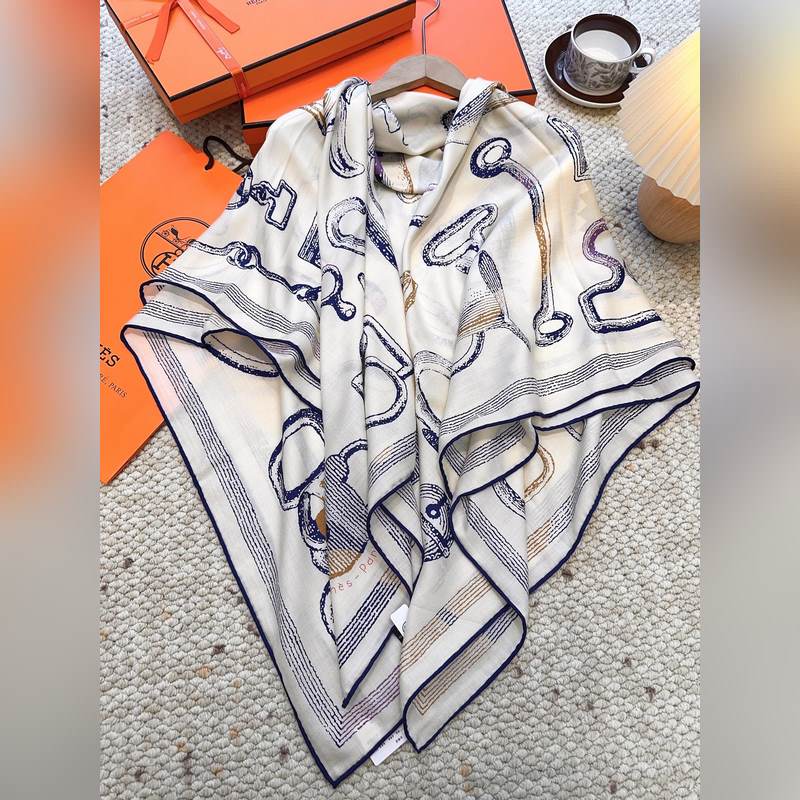 愛馬仕(Hermes) 馬具故事的詩意回顧 140披肩 [三色 上新 ] 永