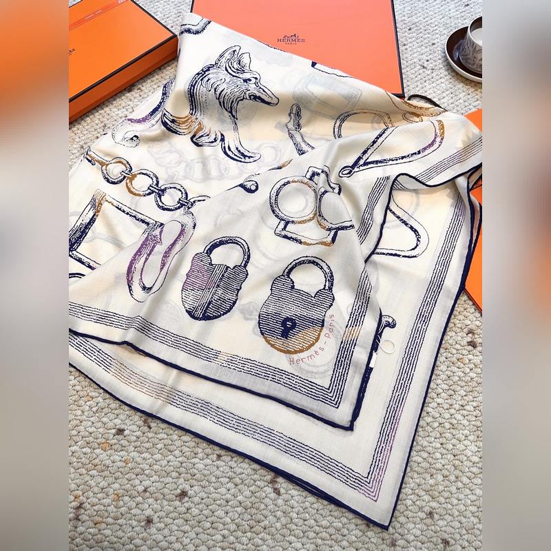 愛馬仕(Hermes) 馬具故事的詩意回顧 140披肩 [三色 上新 ] 永