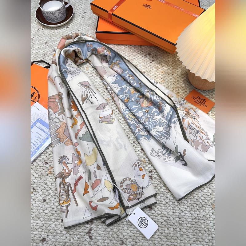 愛(ài)馬仕(Hermes)2026年秋冬搶先 上新 [雙面同色絲毛方巾]手工卷邊山羊