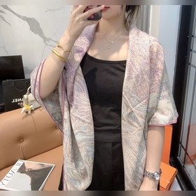 愛馬仕(Hermes)羊絨新款 巴勒莫植物園 羊絨方巾，頂級工藝超值 愛馬仕專櫃