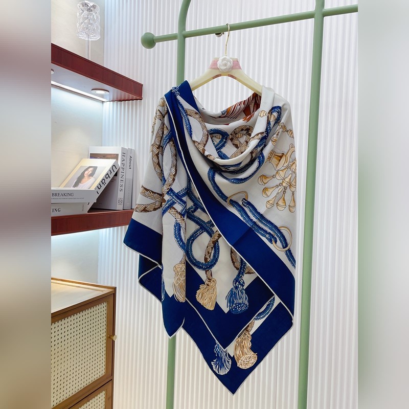 [雙面同色 絲毛款]H家羊絨新款 [駿馬披掛 140]羊絨方巾 H家ZG爆款 立