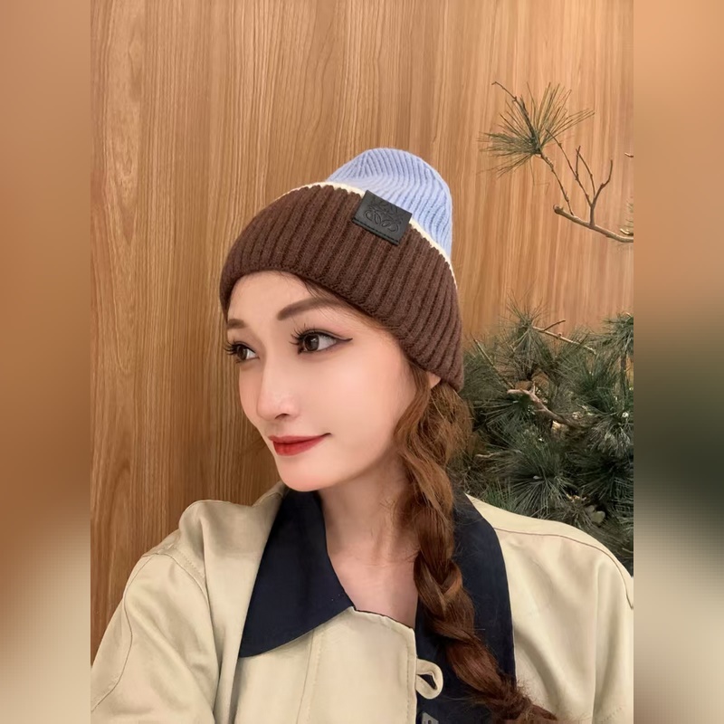 羅意威loewe官網經典款針織帽！小紅書熱賣爆款！穿搭神氣！男女同款，加厚更保暖