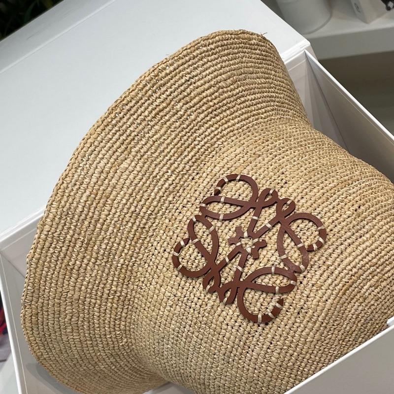 LOEWE 春夏新品草編帽 [升級版 今年重工提升采用進口細小拉菲草 編織而成