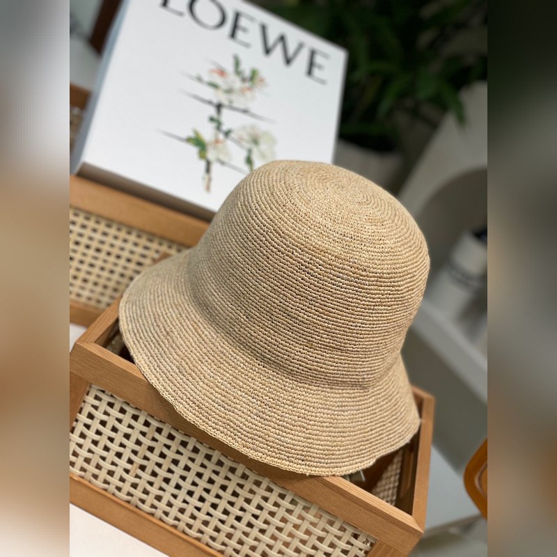 LOEWE 春夏新品草編帽 [升級版 今年重工提升采用進口細小拉菲草 編織而成
