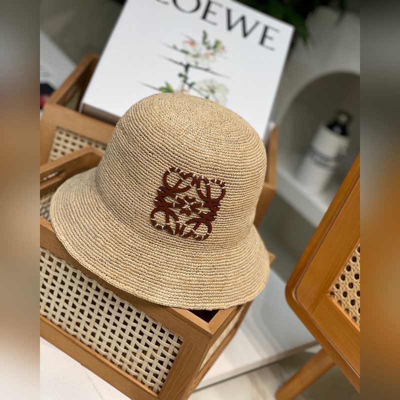 LOEWE 春夏新品草編帽 [升級版 今年重工提升采用進口細小拉菲草 編織而成