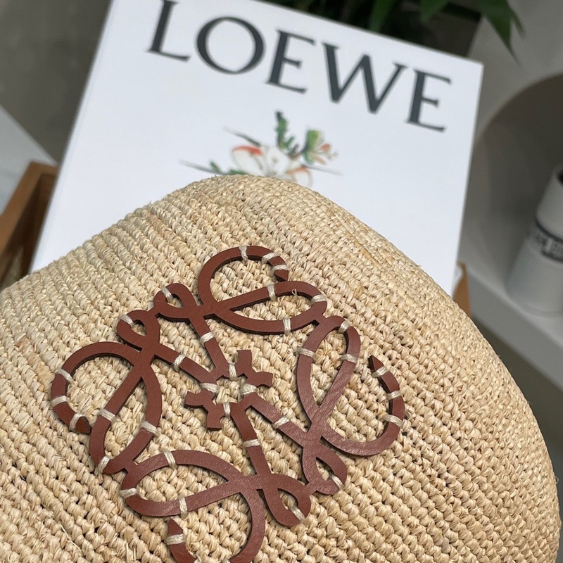 LOEWE 春夏新品草編帽 [升級版 今年重工提升采用進口細小拉菲草 編織而成