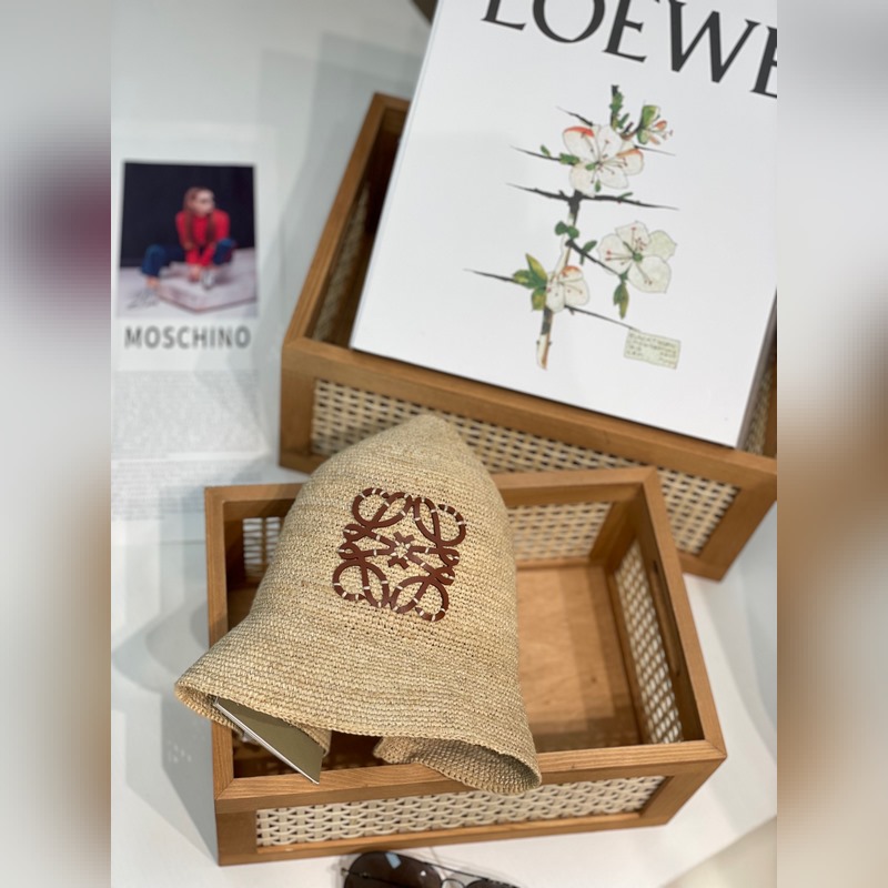 LOEWE 春夏新品草編帽 [升級版 今年重工提升采用進口細小拉菲草 編織而成