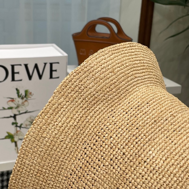 LOEWE 春夏新品草編帽 [升級版 今年重工提升采用進口細小拉菲草 編織而成