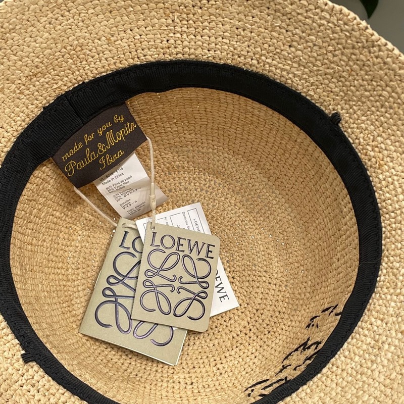 LOEWE 春夏新品草編帽 [升級版 今年重工提升采用進口細小拉菲草 編織而成