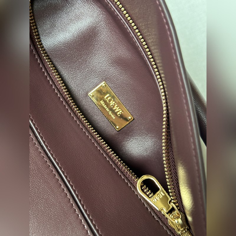 新品 酒紅色 小號納帕羊皮革 Featherlight Puzzle 手袋 Fe