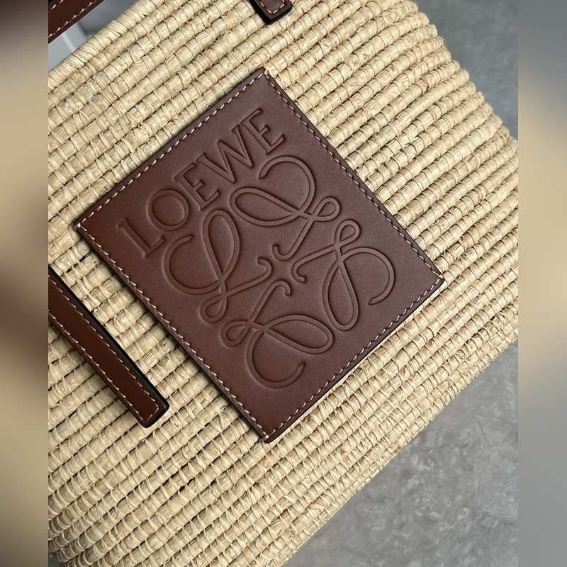 new 爆款菜籃子來咯現(xiàn)貨 basket 方形菜籃子 被問爆啦 進口拉菲草 全手