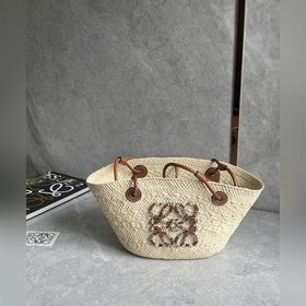 new 爆款菜籃子 現貨秒發 Anagram Basket 草編包 純手工編織而