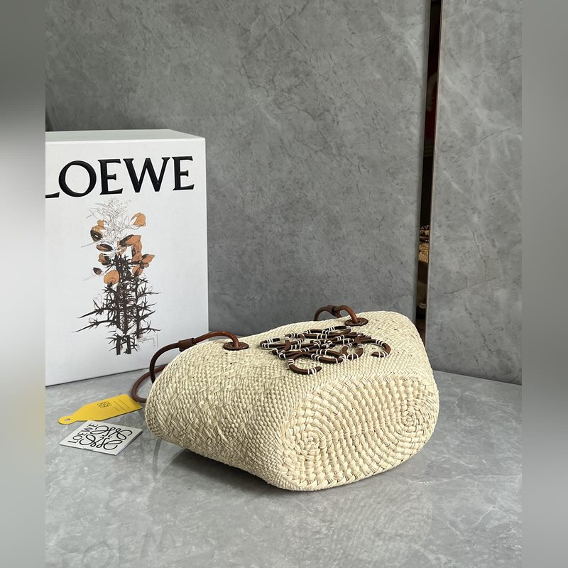 new 爆款菜籃子 現貨秒發 Anagram Basket 草編包 純手工編織而