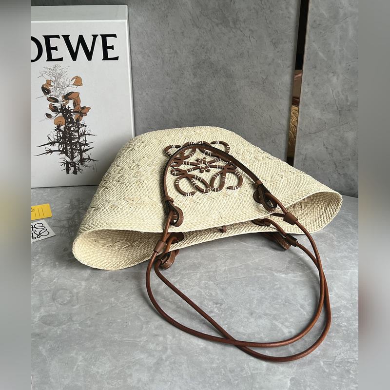 new 爆款菜籃子 現(xiàn)貨秒發(fā) Anagram Basket 草編包 純手工編織而