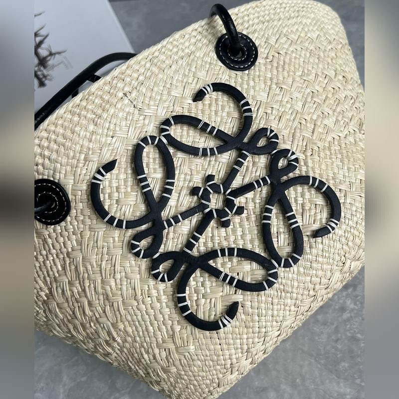 new 爆款菜籃子 現(xiàn)貨秒發(fā) Anagram Basket 草編包 純手工編織而