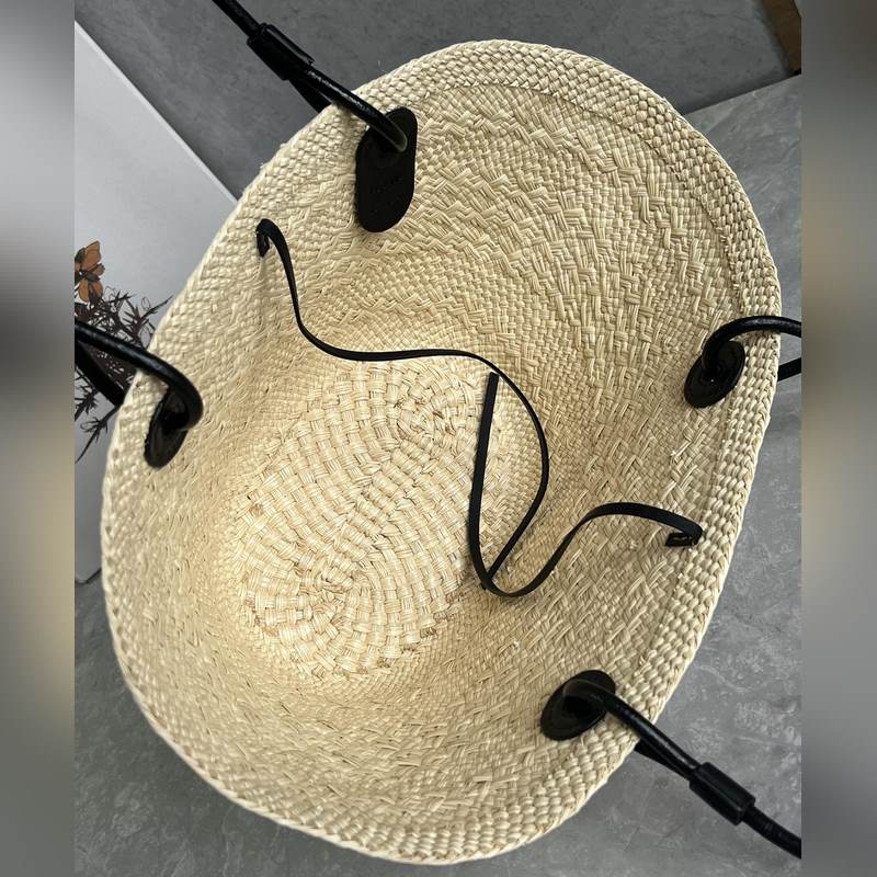 new 爆款菜籃子 現(xiàn)貨秒發(fā) Anagram Basket 草編包 純手工編織而