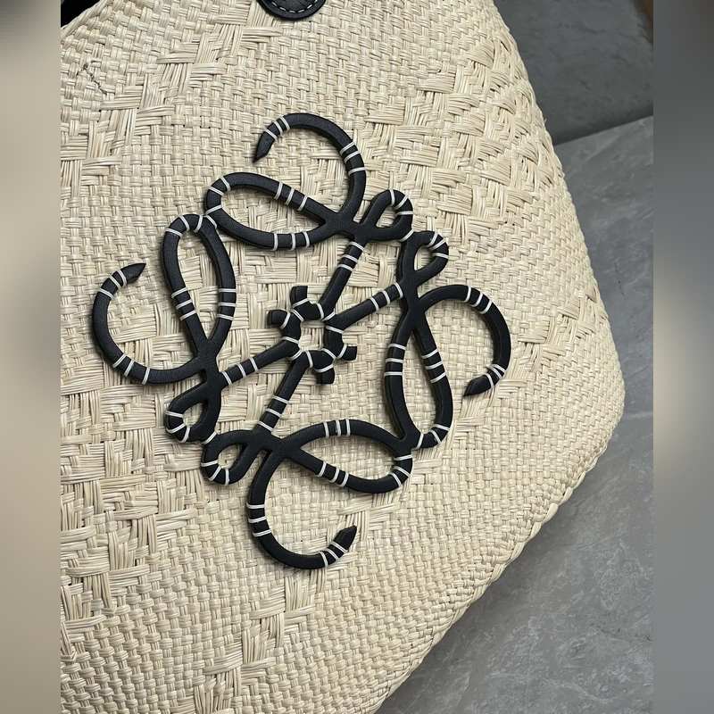 new 爆款菜籃子 現(xiàn)貨秒發(fā) Anagram Basket 草編包 純手工編織而