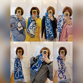 羅字母塗鴉圍巾 比做工 比配件 比精緻度 羅意威塗鴉款雙面圍巾，男女同款。loe