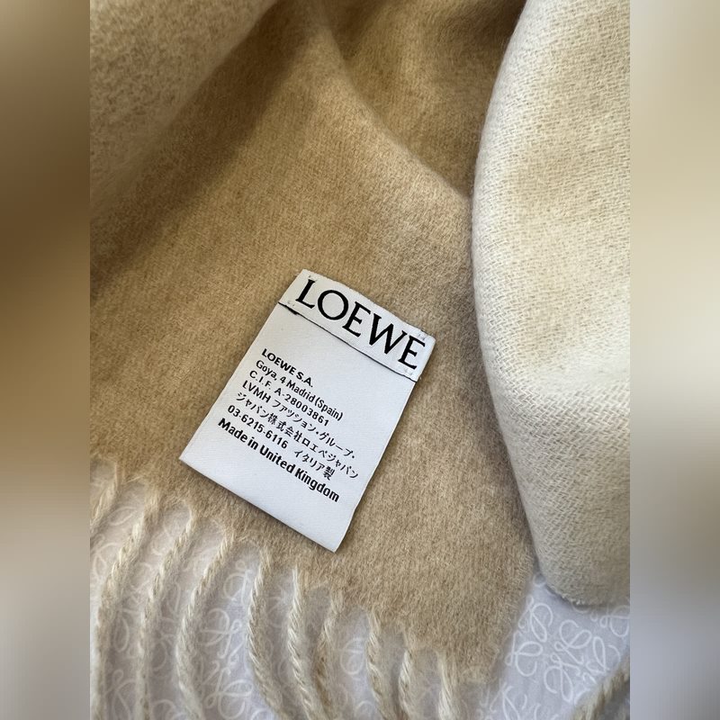 男士圍巾最帥的一款 Loewe專櫃爆掉的款 配色實(shí)屬好看 非常百搭 怎麼戴怎麼好