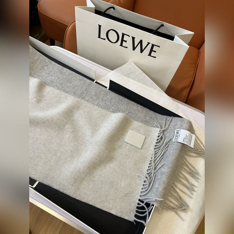 男士圍巾最帥的一款 Loewe專(zhuān)櫃爆掉的款 配色實(shí)屬好看 非常百搭 怎麼戴怎麼好