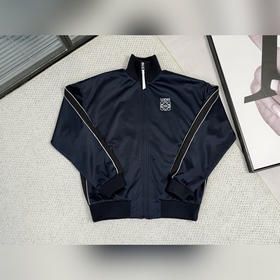 産品簡(jiǎn)介 羅意威 科技平紋運(yùn)動(dòng)服外套 正面拉鍊運(yùn)動(dòng)服夾克，采用科技平紋針織面料